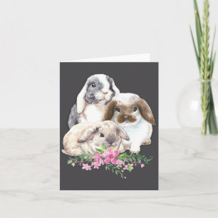 Bunny Rabbits Bunny Mom Bunny Card