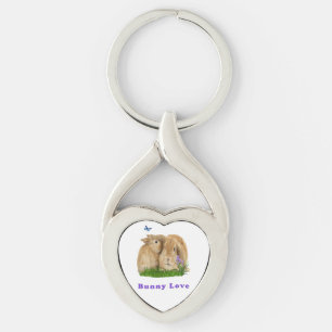 Bunny rabbitt keychain