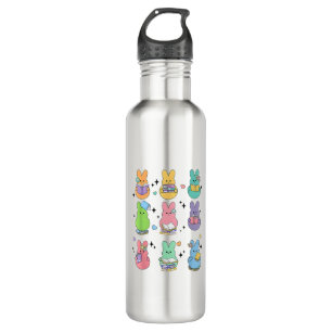 Bunny Reading Books Easter Day Librarian Teacher B 710 Ml Water Bottle