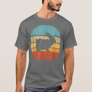 Bunny Retro Vintage 60s 70s Sunset Rabbit Mammal A T-Shirt