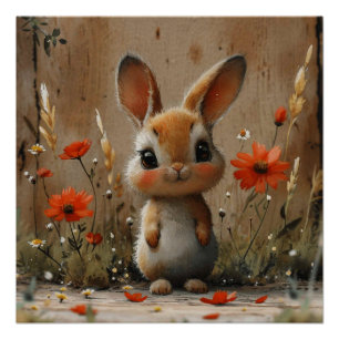Bunny Rhapsody: A Bit of Whimsy Bunny Poster