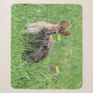 Bunny sherpa blanket