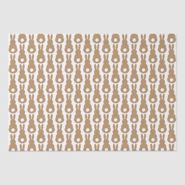Bunny Silhouette Tissue Paper (Front)