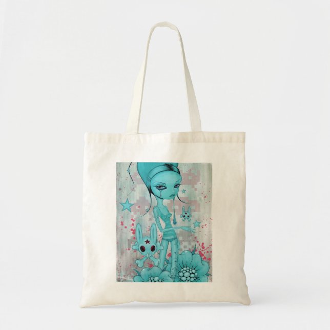 Bunny Skull Tote (Front)