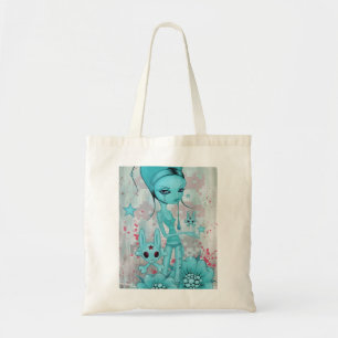 Bunny Skull Tote Bag