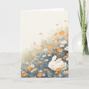 Bunny Sleepy Haven Card