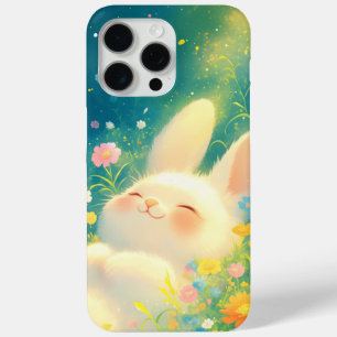 Bunny Slumber Among the Blossoms iPhone 15 Pro Max Case