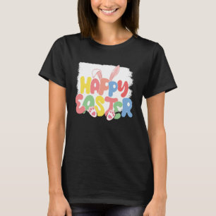 Bunny Spring Hunt Eggs Rabbit Happy Easter Day  2 T-Shirt