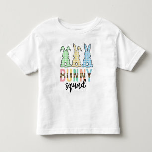 Bunny Squad   Easter Egg Hunt Cute Bunny Toddler T-shirt