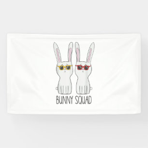 Bunny Squad Funny Cute Pet Rabbit Lover T Shirt Banner