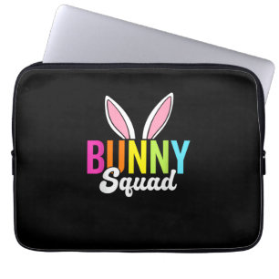 Bunny squad, matching easter rabbit ears, Easter p Laptop Sleeve