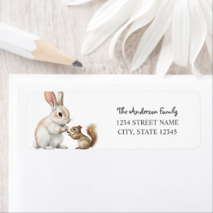 Bunny Squirrel Return Address
