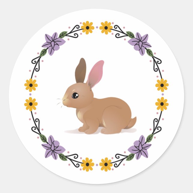 Bunny sticker (Front)