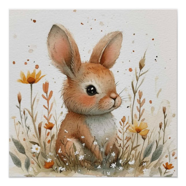 Bunny Sway: A Bit of Whimsy Bunny Poster (Front)