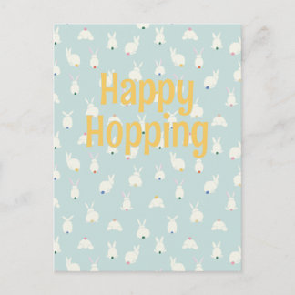 Bunny Tails Holiday Postcard