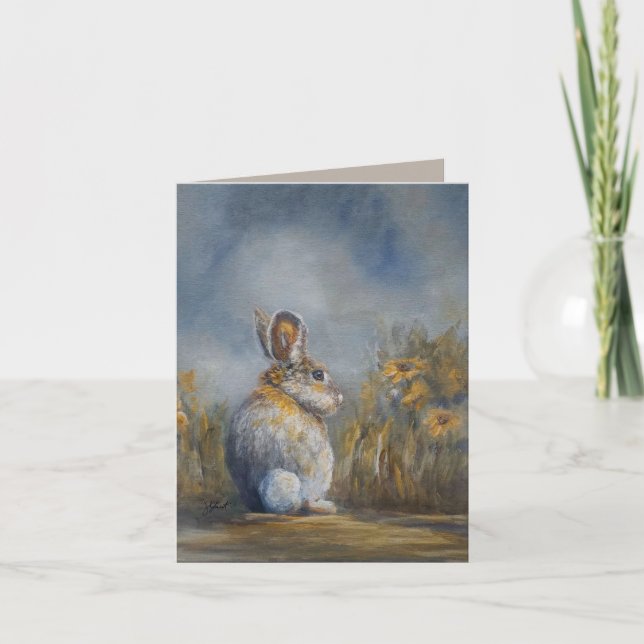 Bunny Thank You Card (Front)