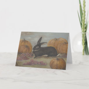 Bunny Thanksgiving Card
