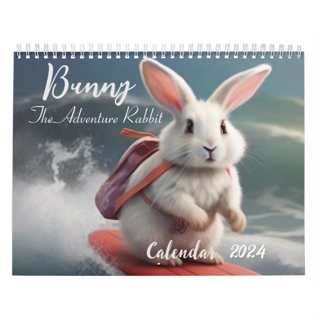 Bunny The Adventure Rabbit 2024 Calendar (Cover)