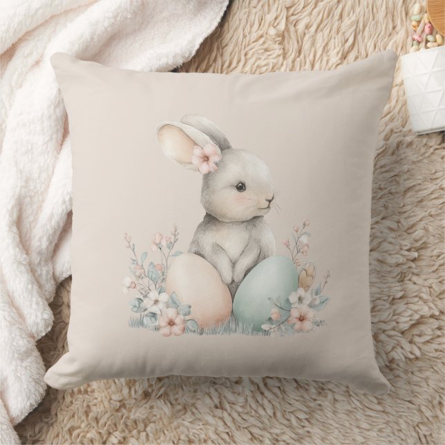 Bunny Throw Pillow (Blanket)