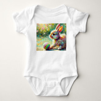 Bunny time baby bodysuit
