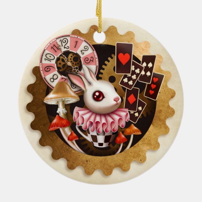 Bunny Time Ornament (Back)