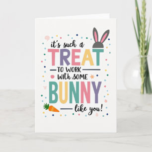 Bunny Treat Fun Bright Card