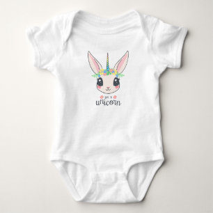 Bunny Unicorn T-Shirt Baby Bodysuit