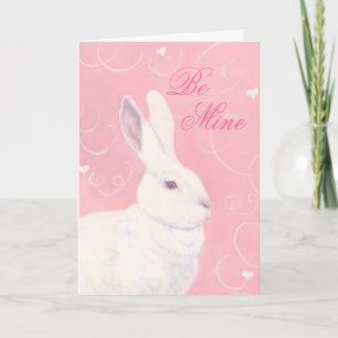 Bunny Valentine Card