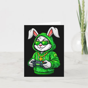 Bunny video game funny for kids boys girls men card