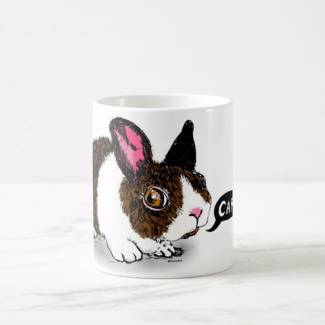 Bunny want carrot Mug (Center)