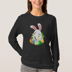 Bunny Welder Rabbit Eggs Hunting Job Easter Day T-Shirt