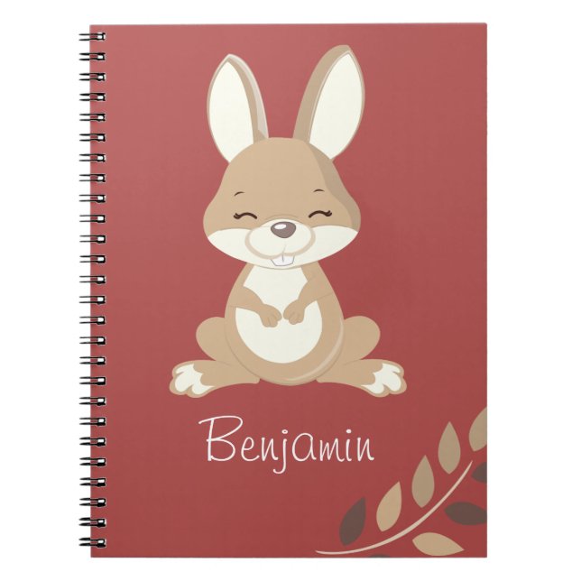 Bunny with a smile notebook (Front)