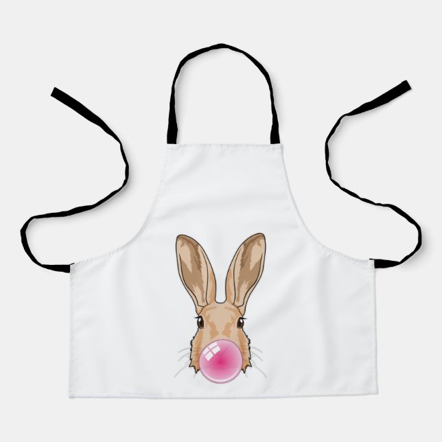 Bunny with Chewing gum Apron (Front)