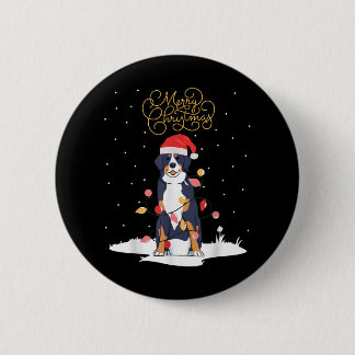 Bunny With Christmas Sweater Xmas Rabbit Christmas 2 Inch Round Button
