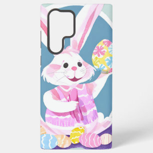 bunny with easter eggs samsung galaxy case