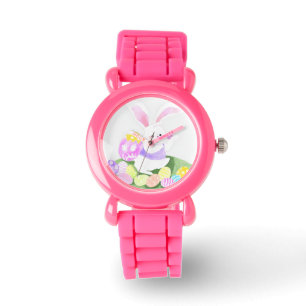 bunny with easter eggs watch