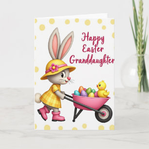Bunny With Wheelbarrow Card
