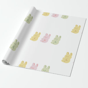 bunny wrapping paper