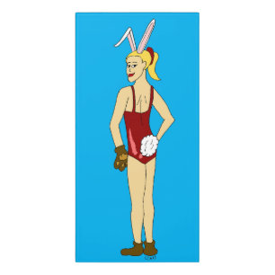 bunnygirl  door sign