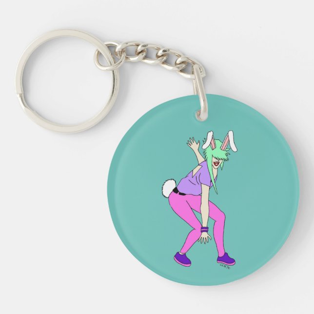 bunnygirl  keychain (Front)