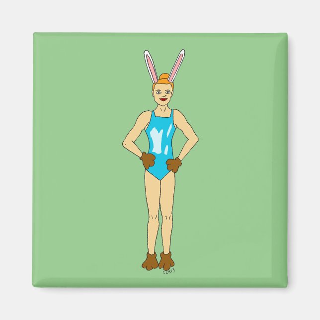 bunnygirl  magnet (Front)
