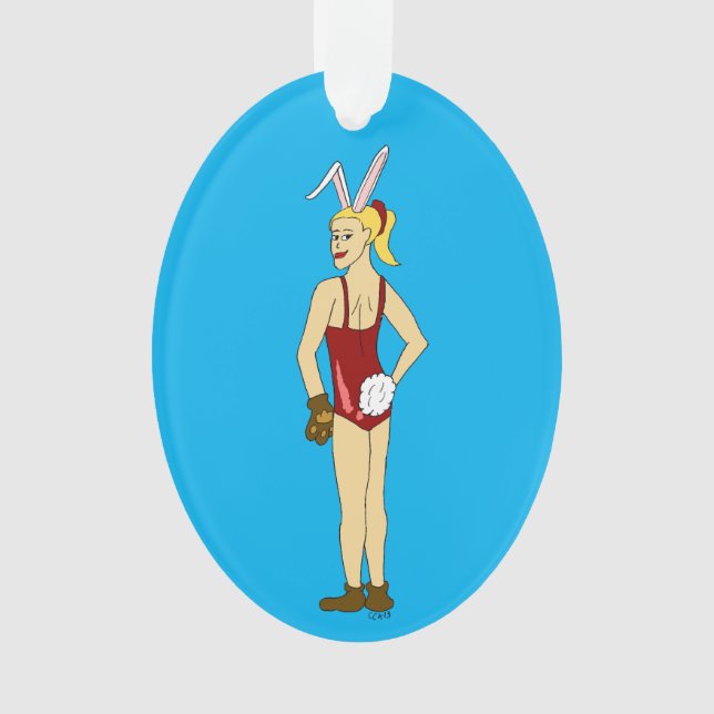 bunnygirl    ornament (Front)