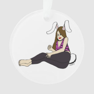 bunnygirl   ornament