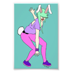 bunnygirl  photo print