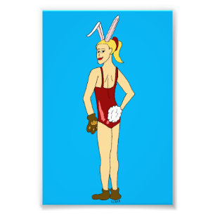 bunnygirl photo print