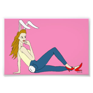 bunnygirl photo print