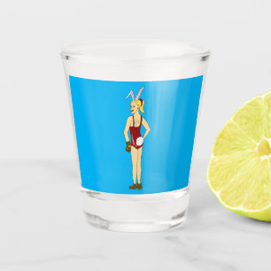 bunnygirl  shot glass
