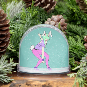 bunnygirl snowglobe