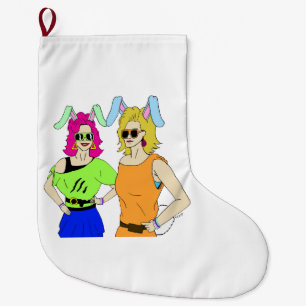 bunnygirls    large christmas stocking
