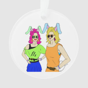 bunnygirls ornament